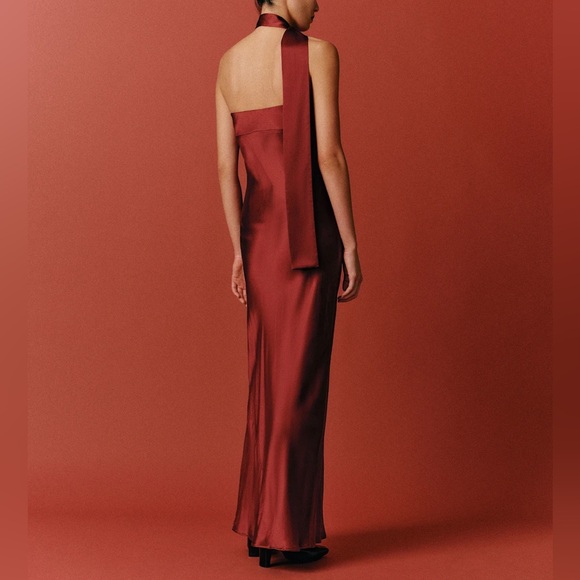NEW NWT Reformation Oren Silk Maxi Dress - Picture 3 of 10